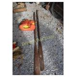 Pair of Boat Oars & Life Jacket Pair of Boat Oars & Life Jacket