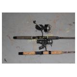 2 Fishing Rods & Reels 2 Fishing Rods & Reels