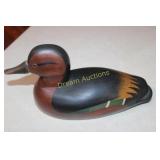 Signed Wooden Duck 9.5L Signed Wooden Duck 9.5L