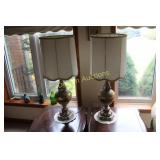 Pair of Table Lamps 34H Pair of Table Lamps 34H