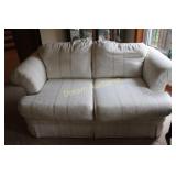 Cream Colour Fabric Loveseat 70W Cream Colour Fabric Loveseat 70W