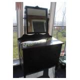 Antique Dresser & Mirror 38x20x50H Antique Dresser & Mirror 38x20x50H