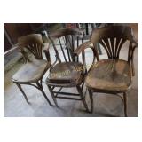 3 Restoration Project Wooden Chairs 3 Restoration Project Wooden Chairs