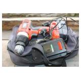 Black & Decker 18V Cordless Drill/Charger/Bag Black & Decker 18V Cordless Drill/Charger/Bag