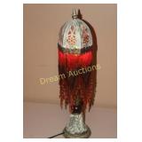 Boudoir/Victorian Beaded Lamp 18.5H Boudoir/Victorian Beaded Lamp 18.5H