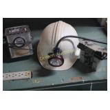 Lighted Hard Hat with Charger, Needs New Bat Lighted Hard Hat with Charger, Needs New Bat