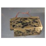 Camouflaged Wooden Box 19x10.5x8.5 Camouflaged Wooden Box 19x10.5x8.5