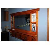 Hall Wooden Mirror with Hooks/Photos 37x26 Hall Wooden Mirror with Hooks/Photos 37x26