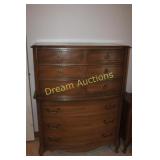 6 Drawer Dresser with Bow Front 40x20x52.5H 6 Drawer Dresser with Bow Front 40x20x52.5H