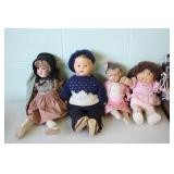 4 Vintage Dolls