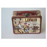 Vintage Tin Lawman Lunch Pail
