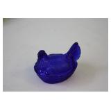 Blue Hen on a Nest