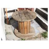 Large Wooden Wire Spool 28D x 26H