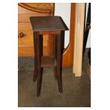 Vintage Plant Stand 11 x 11.5 x 30H