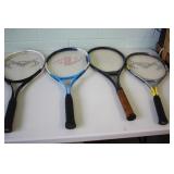 4 Tennis Rackets