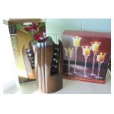 Tulip Candle Holders & Water Vase