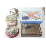 Vintage Tins & Cigar Box