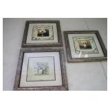 3 Framed Prints