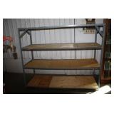 Metal & Wood Shelf 73 x 25 x 60H