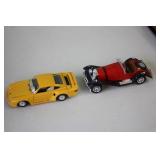 2, 1:24 Burago Die Cast Cars