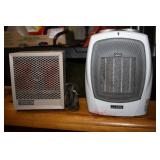 2 Small Electric Heaters