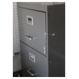 4 Drawer Metal Filing Cabinet in Garage