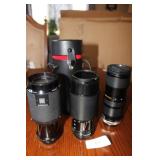 3 Camera Lenses & Case