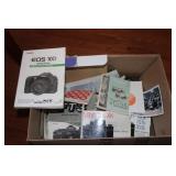 Box with Camera Manuals - Various Makes