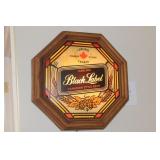 Black Label Lighted Sign 15D