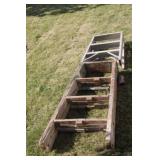 4FT Wooden Stepladder & 3 FT Alum Stepladder