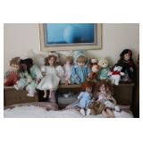 Porcelain Dolls & More