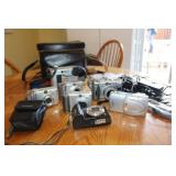 7 Digital Cameras incl Canon, Sony & Olympus