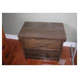 2 Door Side Table 25.5x16x22.5H