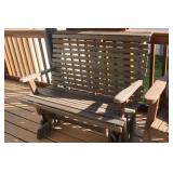 Glider Bench & Cushions