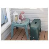 Plastic Table & Stool, Nic Nac`s