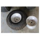 Carlisle 20x8 Turfmate Tire/2 Rims