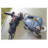 Jobmate Angle Grinder & Mastercraft Jigsaw