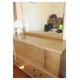 Dresser, Mirror & Contents 55 x 18 x 63H