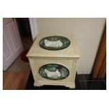 Painted Storage Box 15x15x16H
