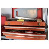 Older Metal Toolbox & Contents