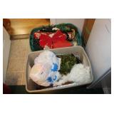 2 Totes of Christmas Lights & More