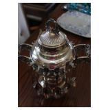 Silverplate Spooner/Sugar Holder & Mismatched