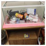 Fish Tankl & Stand- 1 foot needs attention