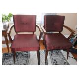 Pair of Vintage Chairs, one needs some tightning