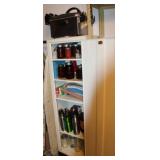Metal Cupboard & Contents
