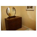 Vintage Dresser & Mirror 42 x 21 x 62H
