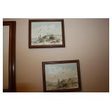 2 Signed Paintings 9 x 11
