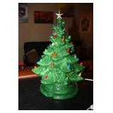 Ceramic Christmas Tree 17H small chip