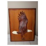 Wooden Bald Eagle 12 x 16
