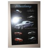 Mustang Plaque 24 x 36